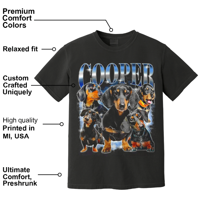 Custom Bootleg Rap Tee, Custom Dog Bootleg Shirt, Custom Dog Shirt, Personalized Dog Bootleg Shirt, Custom Dog's Version, Dog Shirt