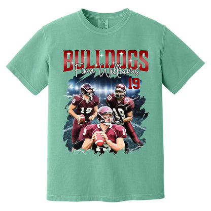 Custom Football Player Photo With Unique Style Bootleg Shirt - Perfect Shirt For Football Lovers