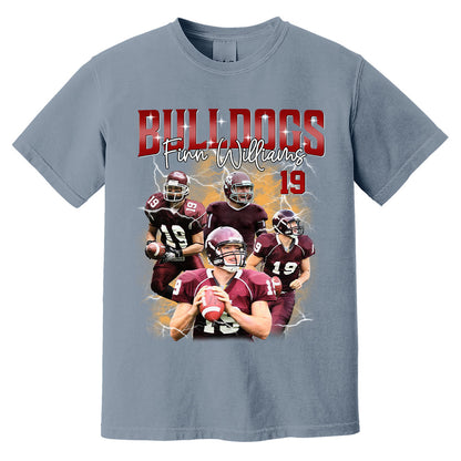 Custom Football Player Photo With Unique Style Bootleg Shirt - Perfect Shirt For Football Lovers
