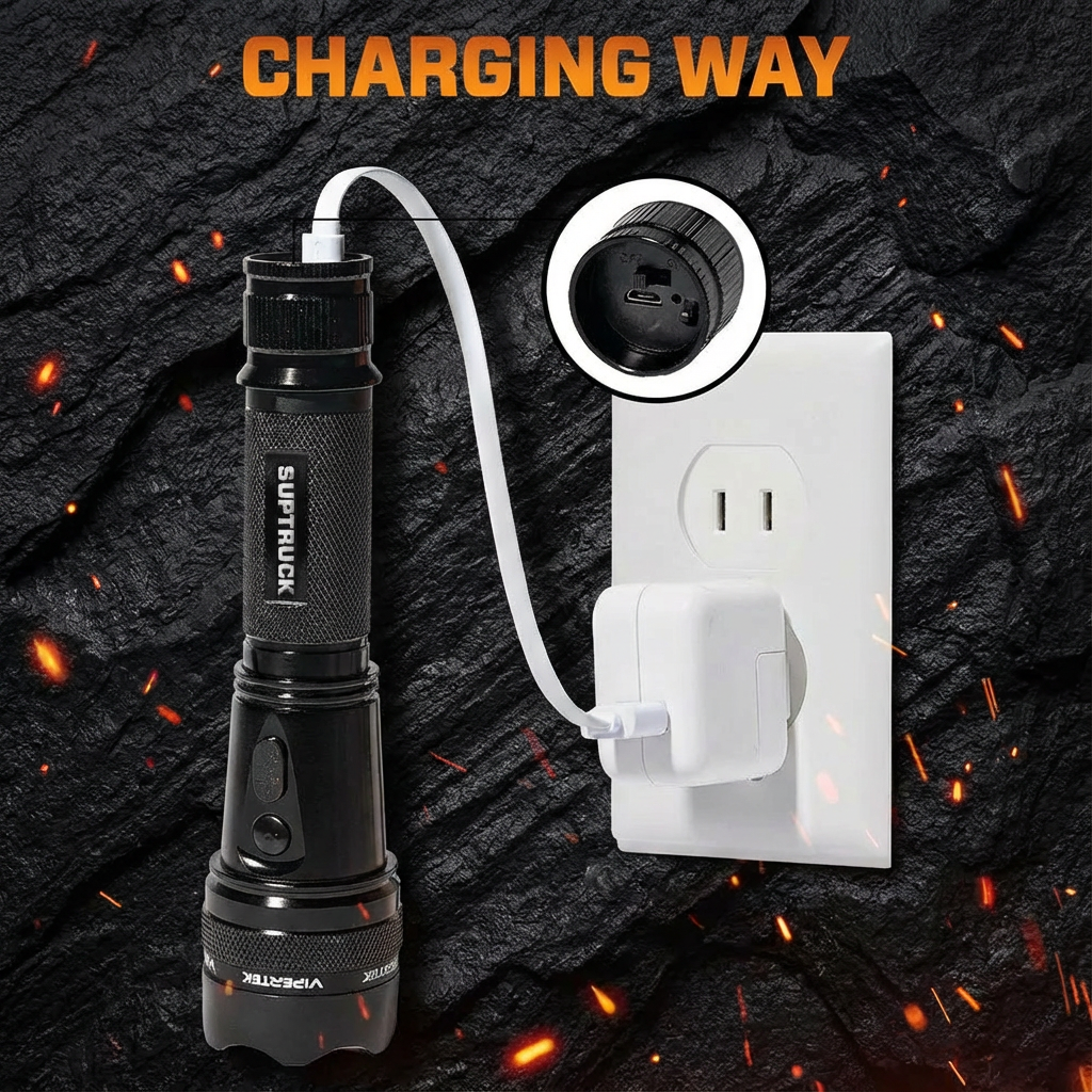 💥 2026 Flash Sale 75% OFF ️🔦 DefenSafeX Voltaris 75M Stun Flashlight⚡