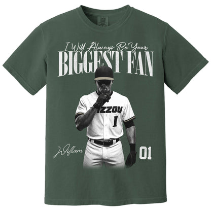 I'll Always Be Your Biggest Fan - Washed Tee Retro Bootleg Shirt For Baseball Players NA04