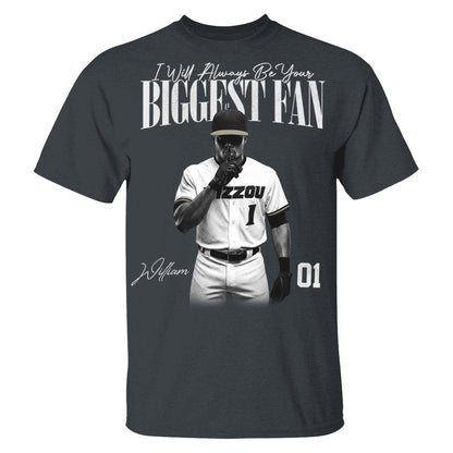 I'll Always Be Your Biggest Fan - Washed Tee Retro Bootleg Shirt For Baseball Players NA04