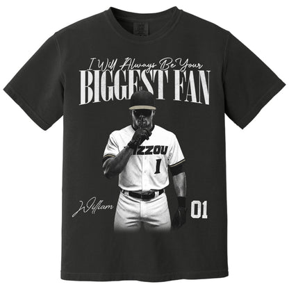 I'll Always Be Your Biggest Fan - Washed Tee Retro Bootleg Shirt For Baseball Players NA04