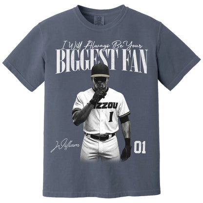 I'll Always Be Your Biggest Fan - Washed Tee Retro Bootleg Shirt For Baseball Players NA04