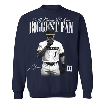 I'll Always Be Your Biggest Fan - Washed Tee Retro Bootleg Shirt For Baseball Players NA04