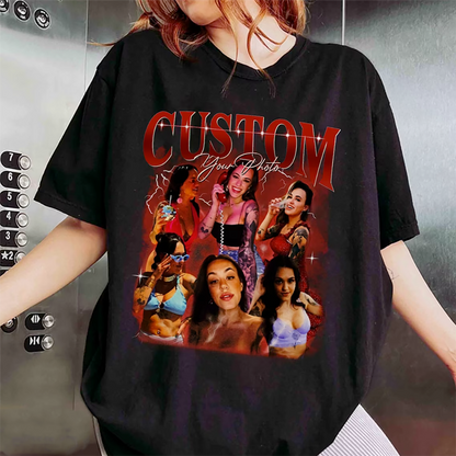 Custom Bootleg Rap Tee, Custom Photo Shirt, Custom Photo Vintage Graphic 90s Tshirt, CUSTOM Your Own Bootleg Idea Here, Insert Your Design