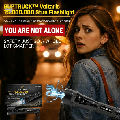 💥 2026 Flash Sale 75% OFF ️🔦 DefenSafeX Voltaris 75M Stun Flashlight⚡