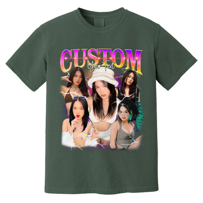 Custom Bootleg Rap Tee, Personalize Bootleg Shirt, Customized Text Graphic 90s, Custom Your Own Bootleg Idea