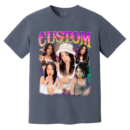 Custom Bootleg Rap Tee, Personalize Bootleg Shirt, Customized Text Graphic 90s, Custom Your Own Bootleg Idea