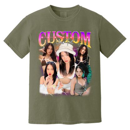 Custom Bootleg Rap Tee, Personalize Bootleg Shirt, Customized Text Graphic 90s, Custom Your Own Bootleg Idea