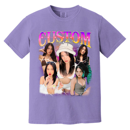 Custom Bootleg Rap Tee, Personalize Bootleg Shirt, Customized Text Graphic 90s, Custom Your Own Bootleg Idea