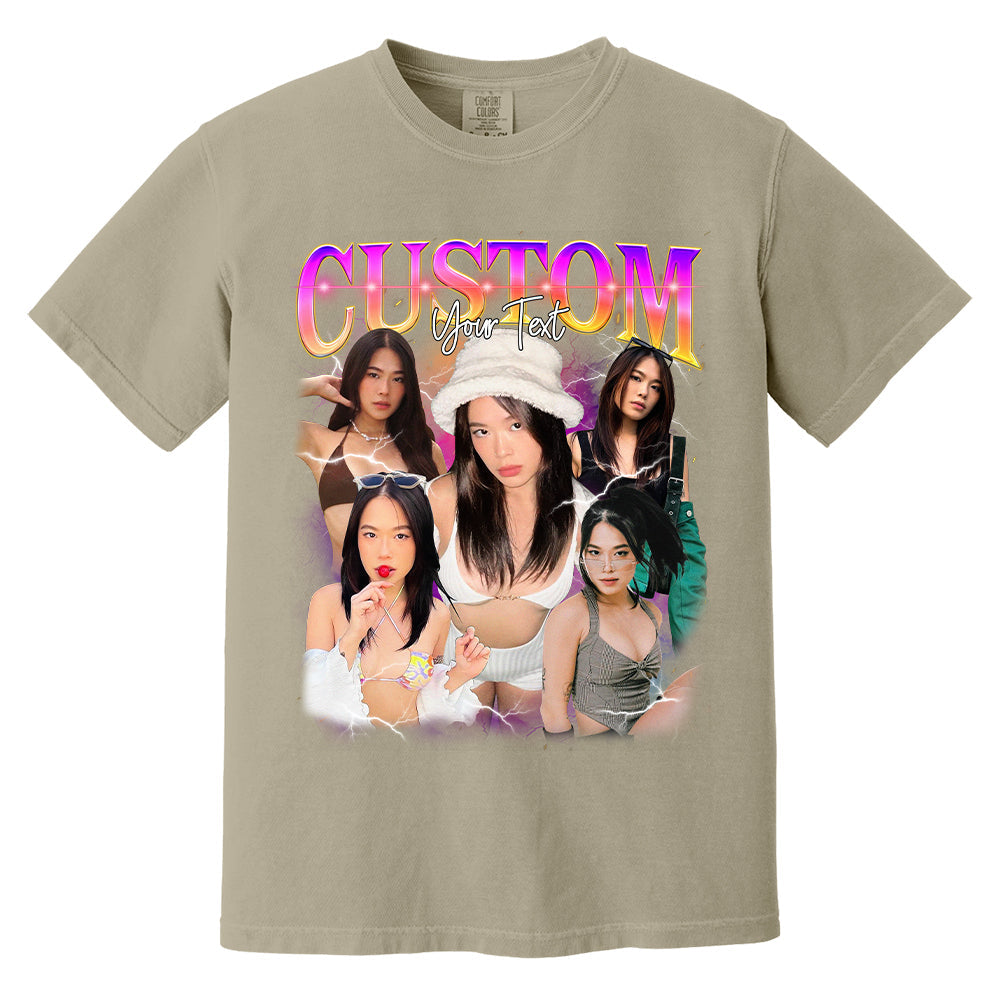 Custom Bootleg Rap Tee, Personalize Bootleg Shirt, Customized Text Graphic 90s, Custom Your Own Bootleg Idea