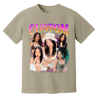 Custom Bootleg Rap Tee, Personalize Bootleg Shirt, Customized Text Graphic 90s, Custom Your Own Bootleg Idea