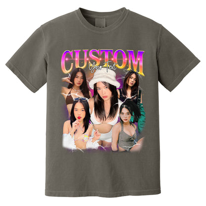 Custom Bootleg Rap Tee, Personalize Bootleg Shirt, Customized Text Graphic 90s, Custom Your Own Bootleg Idea