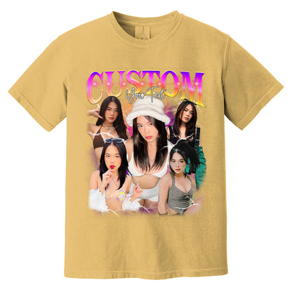 Custom Bootleg Rap Tee, Personalize Bootleg Shirt, Customized Text Graphic 90s, Custom Your Own Bootleg Idea